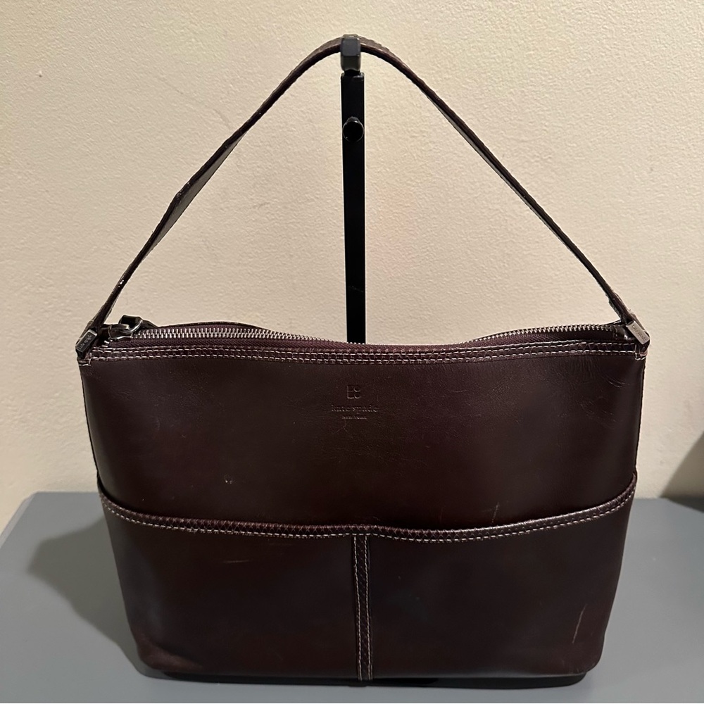 Vintage Kate Spade New York Bailey shoulder bag Y2K era.  Suede Interior.